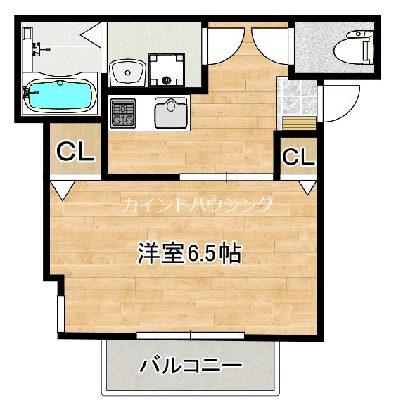 ダイバーシティ五門西 間取り