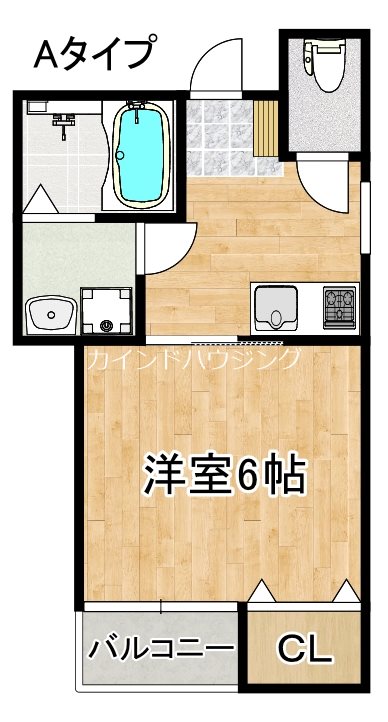 ダイバーシティ五門西 間取り