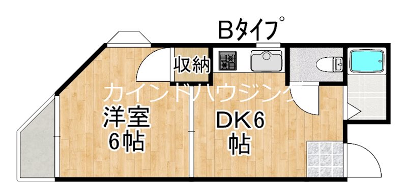 クローバー西住之江 間取り