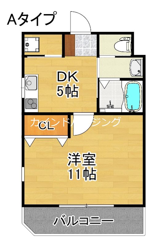 オーベル阪下 間取り