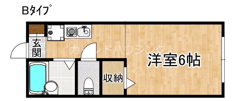 プレジールⅠ・Ⅱ 間取り