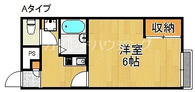 レオパレスエクセレント3号館 間取り
