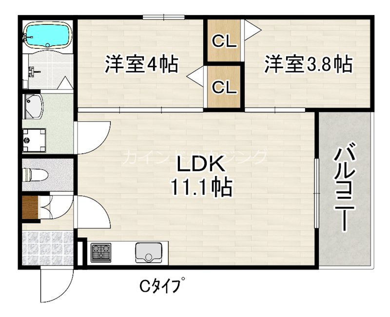 Leclerc IzumisanoⅡ 間取り