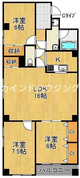 オリオノハイムⅡ 間取り