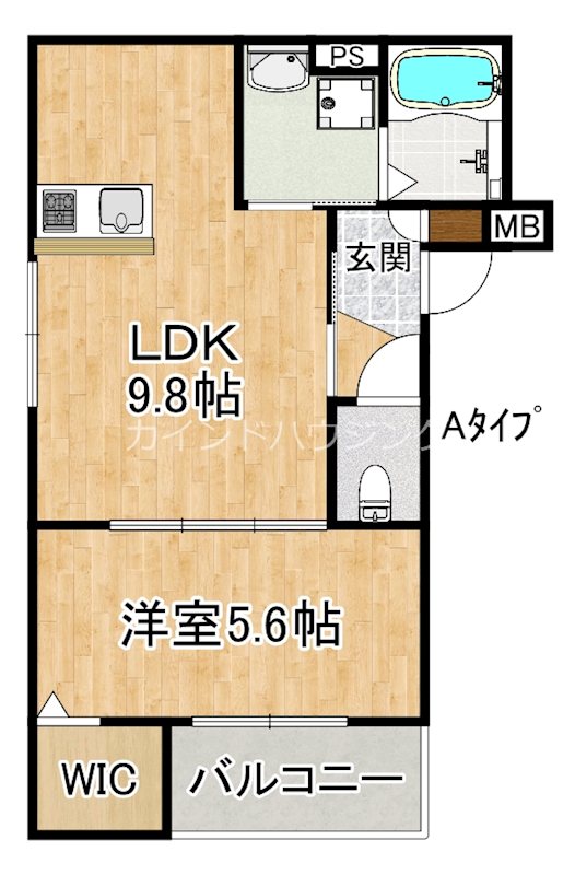 Raffine貝塚 間取り