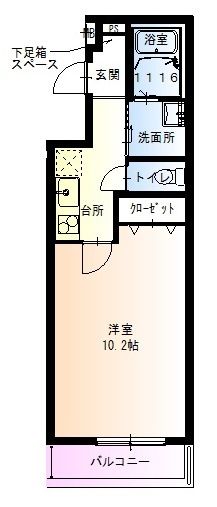 フジパレス山之内Ⅹ番館 間取り