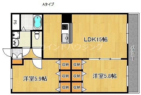 BRAIN上瓦屋NEW HOPE 間取り
