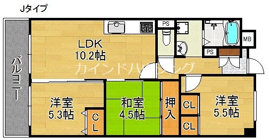 サニーコットン住之江 間取り
