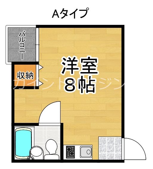 キューブ西加賀屋 間取り