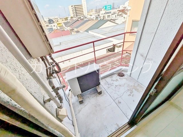 キューブ西加賀屋 ベランダ