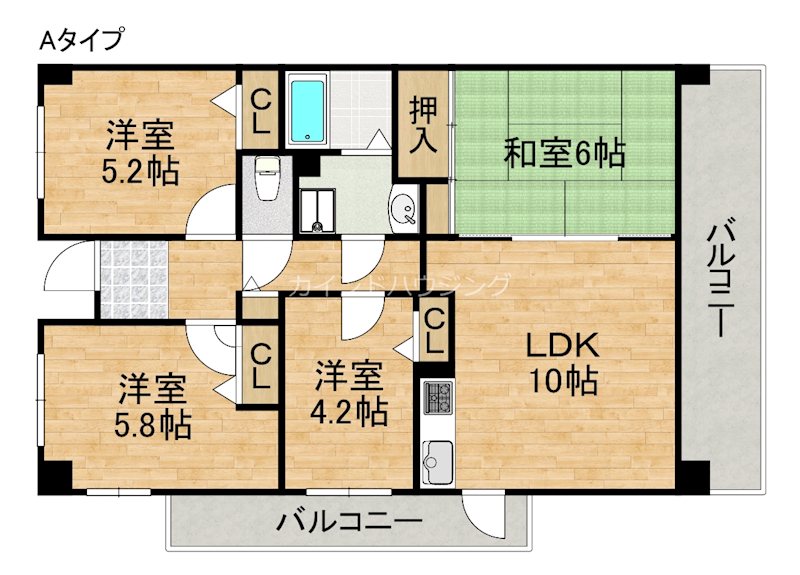 WESTヒルズ関空Ⅰ 間取り