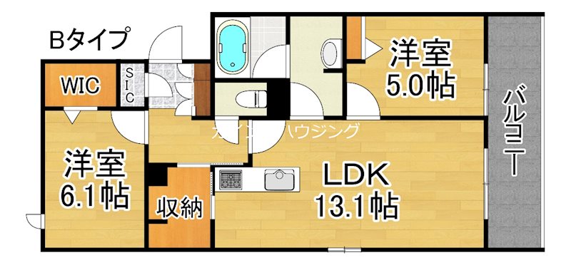 シャーメゾン住ノ江駅前 間取り