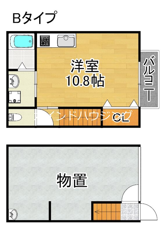 GAZZELE STYLE 西住之江 間取り