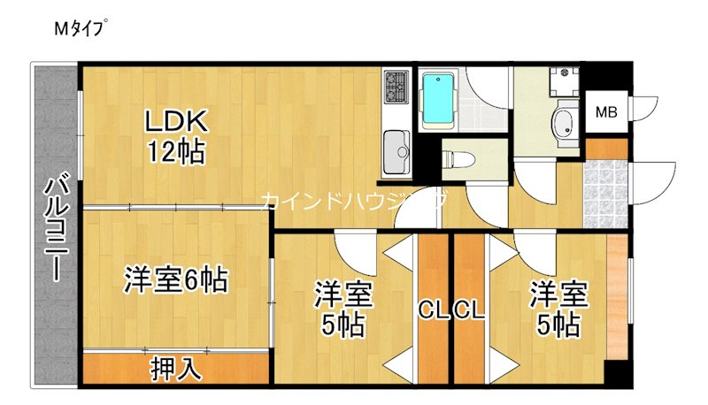 パークモダン住之江公園 間取り