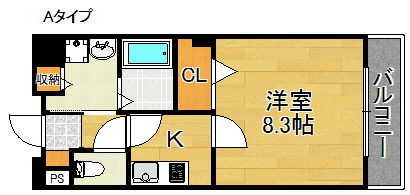 ステイションランドナガタキ 間取り