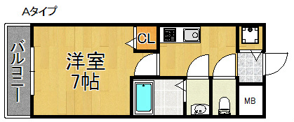サンパティーりんくう 間取り