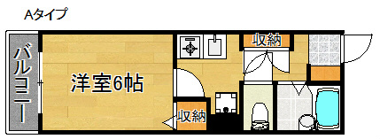 アライブ滝本  間取り
