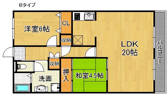 スカイヒルズ新道出 間取り