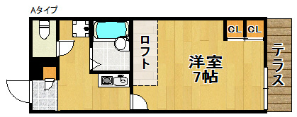 レオパレスパルフェⅡ 間取り