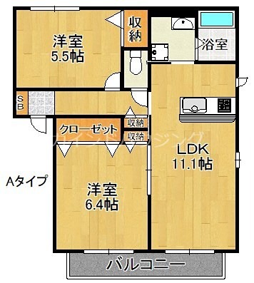 フォンテボヌールⅡ 間取り