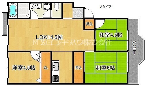 第3亀井マンション 間取り