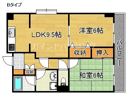 新栄プロパティー泉佐野 間取り