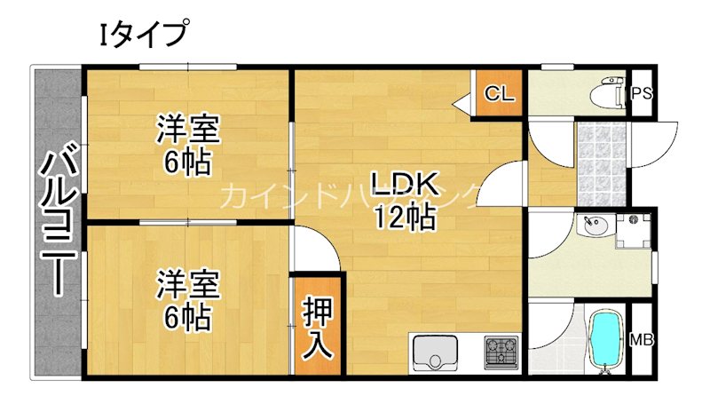 クリスタルハイツ清水丘 間取り