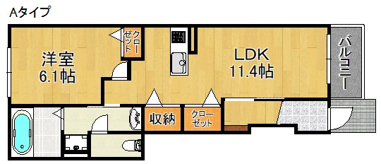 プランドール東佐野Ⅰ 間取り