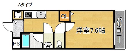 レボントゥリ はせでⅠ番館  間取り