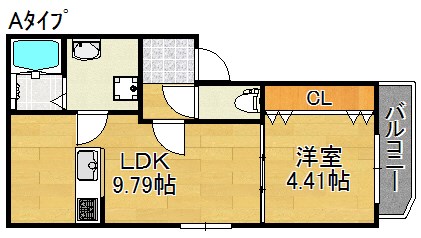 ARCASA KISHINOSATOⅧ 間取り
