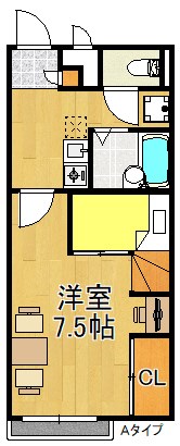 レオパレスサンエイ 間取り