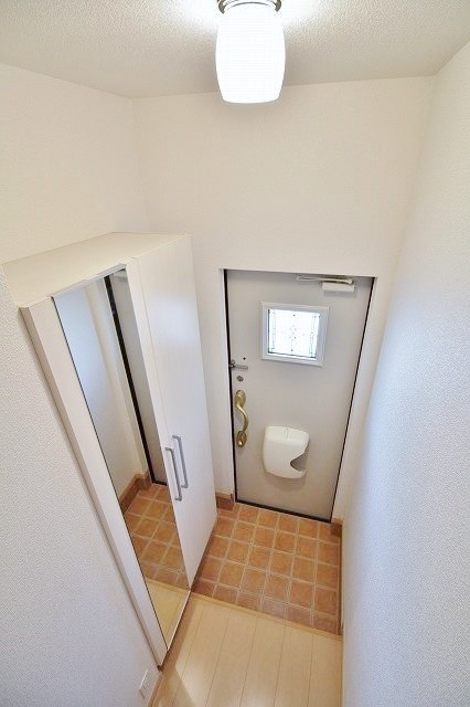 コスモスA棟B棟 玄関