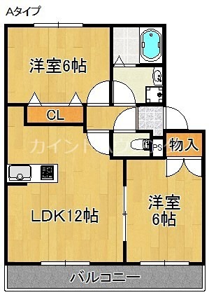 オアゼ二色Ⅰ番館 間取り