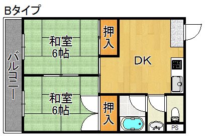 住吉ハイツ 間取り