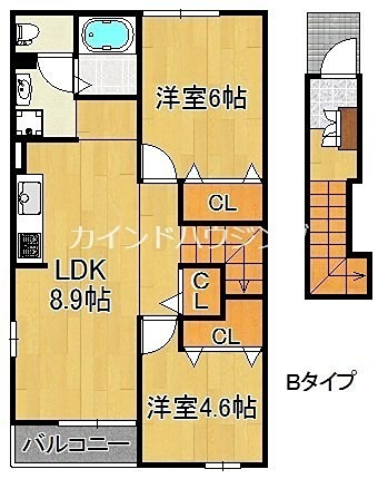 メゾン・アンソレイエ 間取り