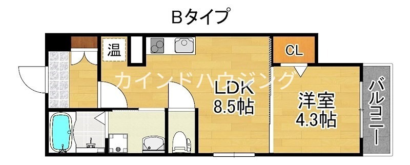 大阪府大阪市西成区玉出中１丁目 間取り
