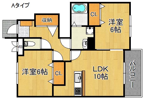 スイートピー２番館 間取り