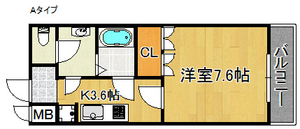 ラ・メールAKAI 間取り