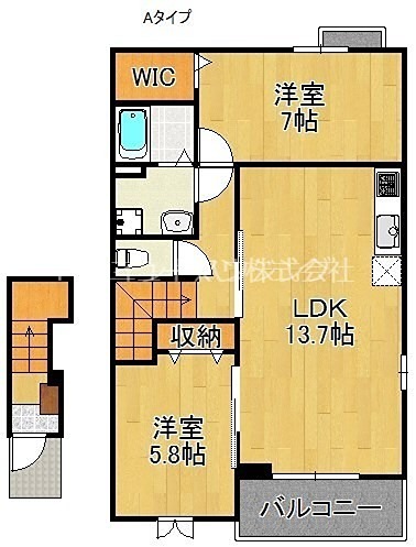 フォンテーヌ２番館 間取り