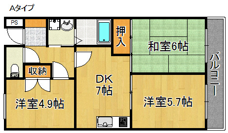 ルナコート 間取り