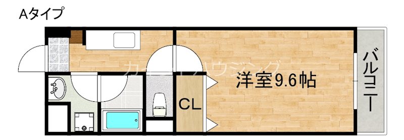 フランディルりんくう　Ⅰ 間取り