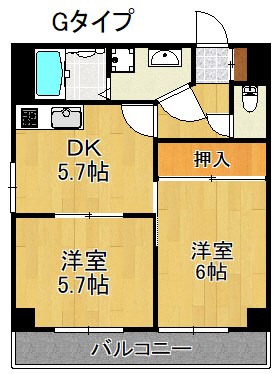 エレガントライフ岸里 間取り