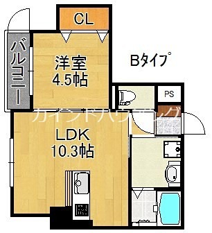 エイチ・ツーオー清水丘 間取り
