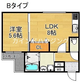 フジパレス沢ノ町 間取り