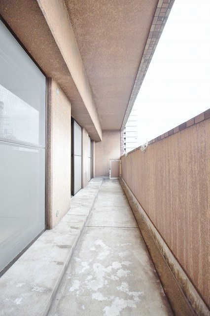 ハイツ粟新上住吉 ベランダ