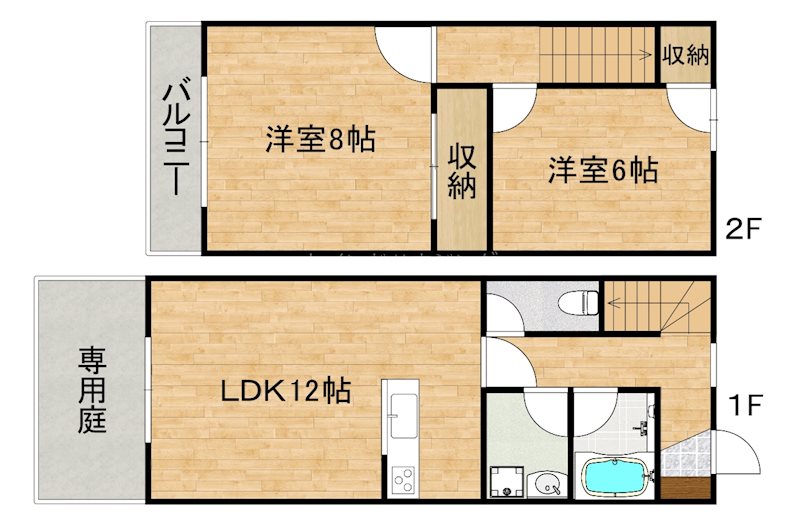 ヴェルクール貝塚 間取り