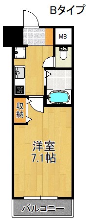 ユニスペースコープイサム 間取り