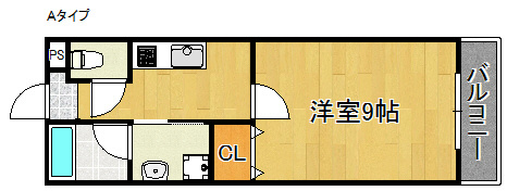 プリエりんくうA・B 間取り