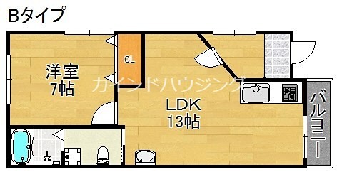 大阪府大阪市住之江区中加賀屋３丁目 間取り