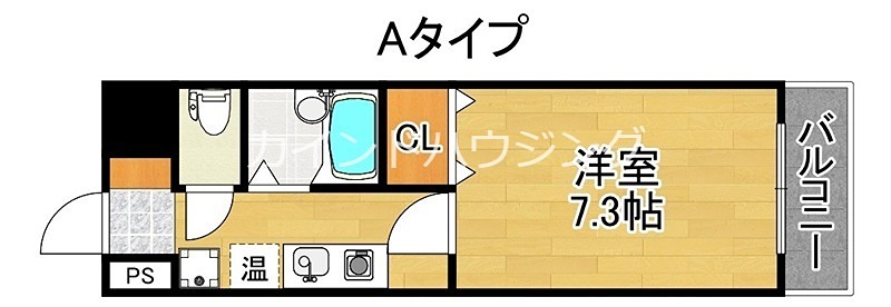 アルファ帝塚山 間取り